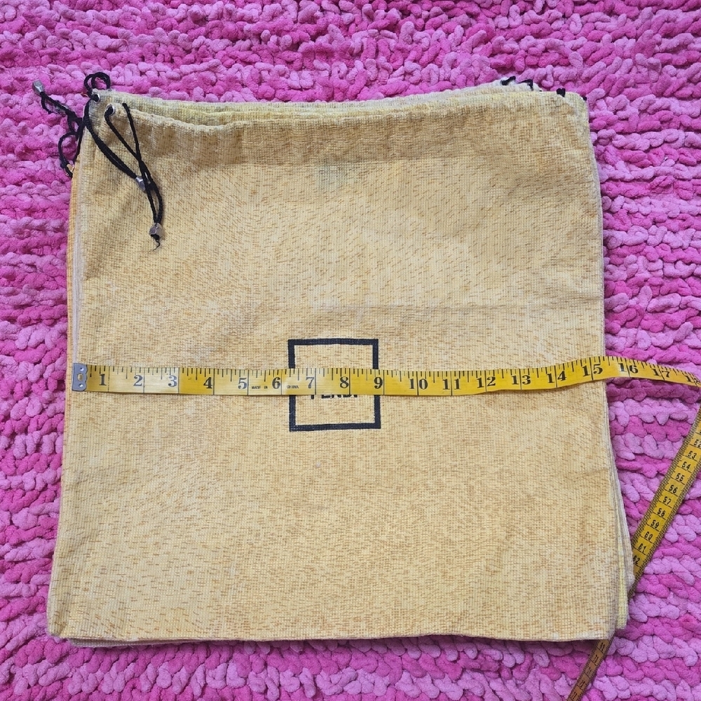 Fendi Mustard Yellow Dust Bag - Picture 2 of 6